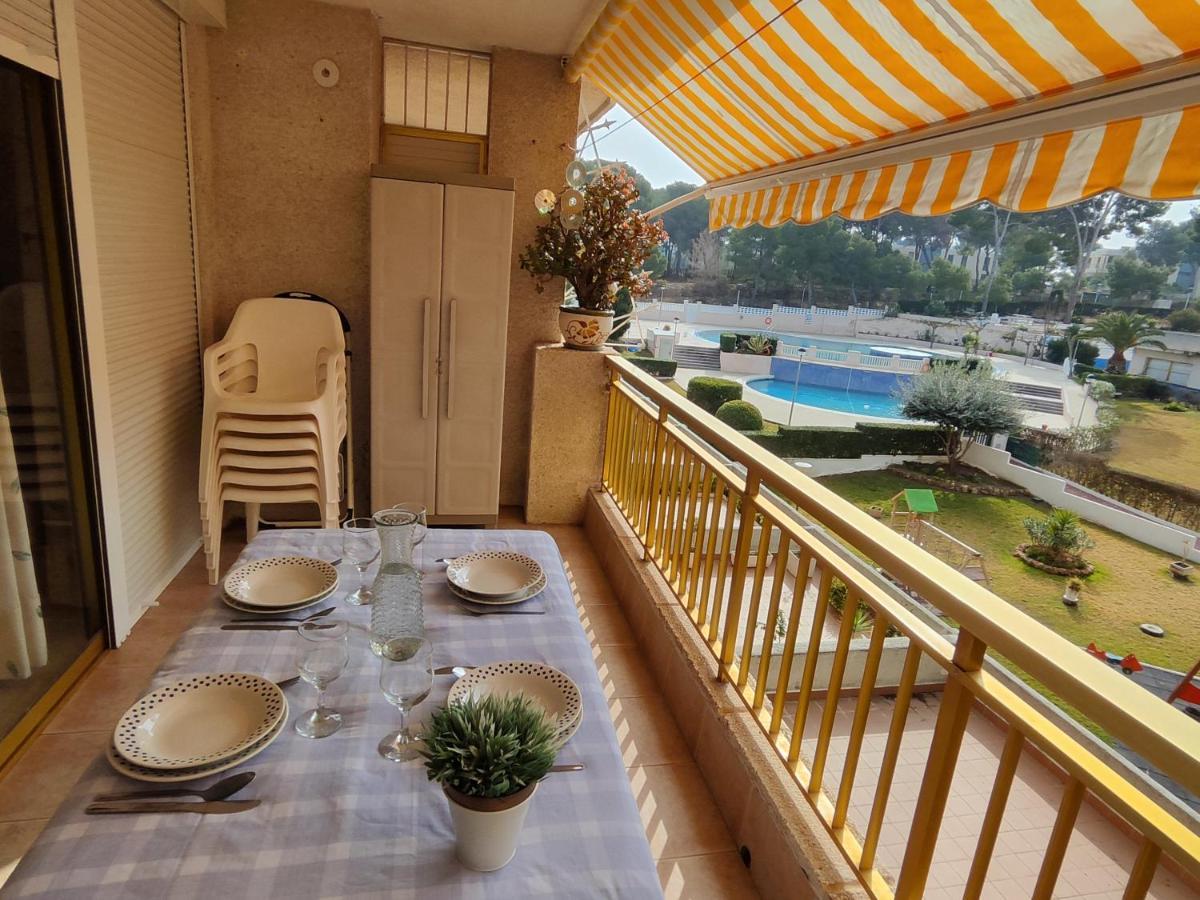 Luminoso Apartamento En Salou Con Terraza Y Parque Infantil Ideal Familias Exterior foto